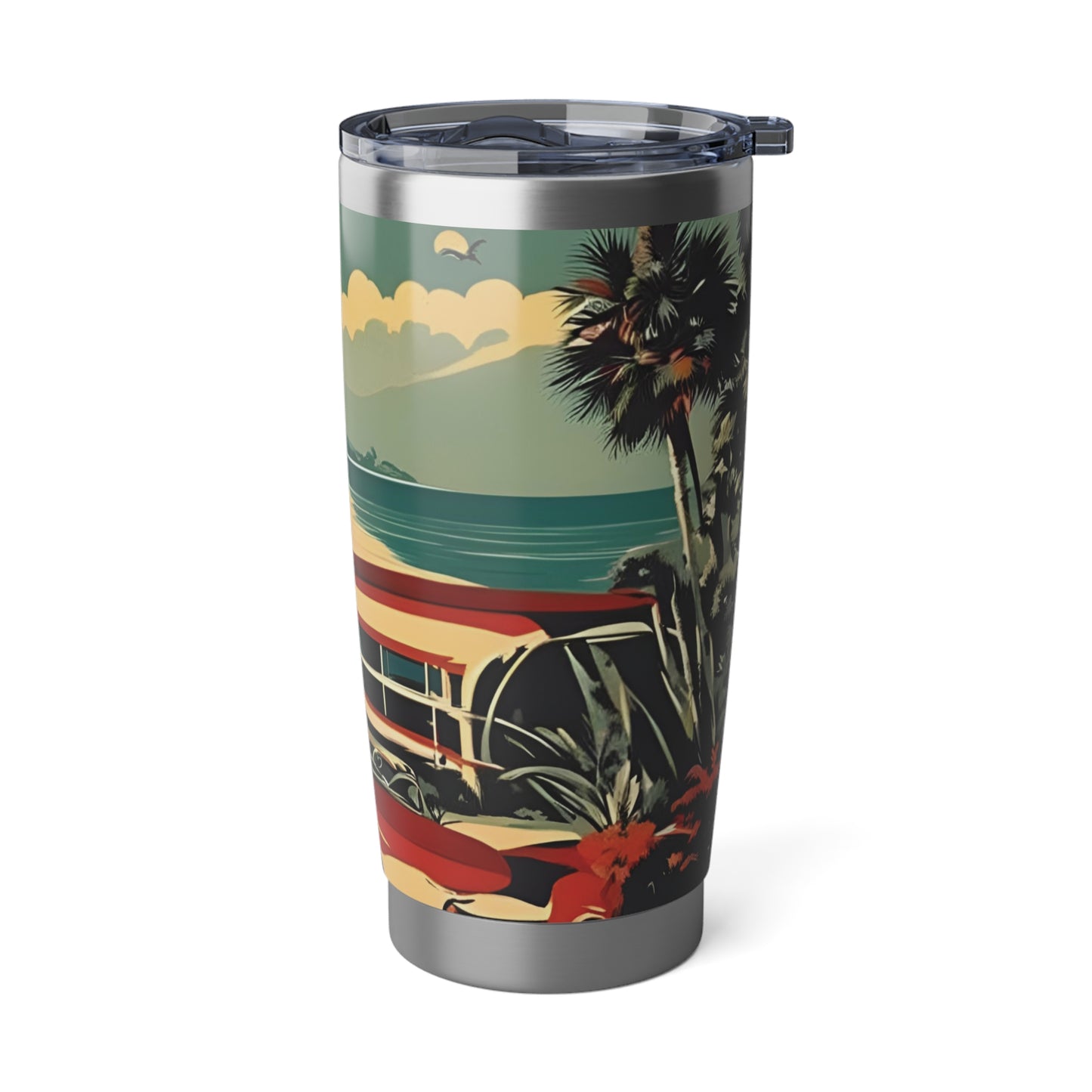 To the Beach Silver Traveler (20oz Tumbler)