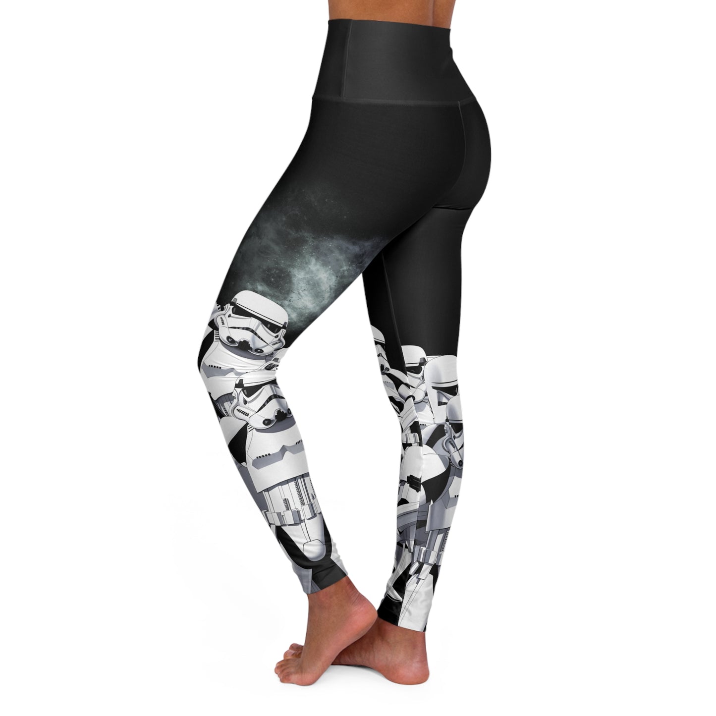 The Sorm -High Waisted Yoga Leggings (AOP)