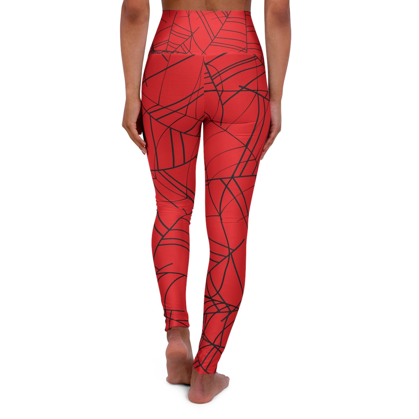 Red Spider ~High Waisted Yoga Leggings (AOP)