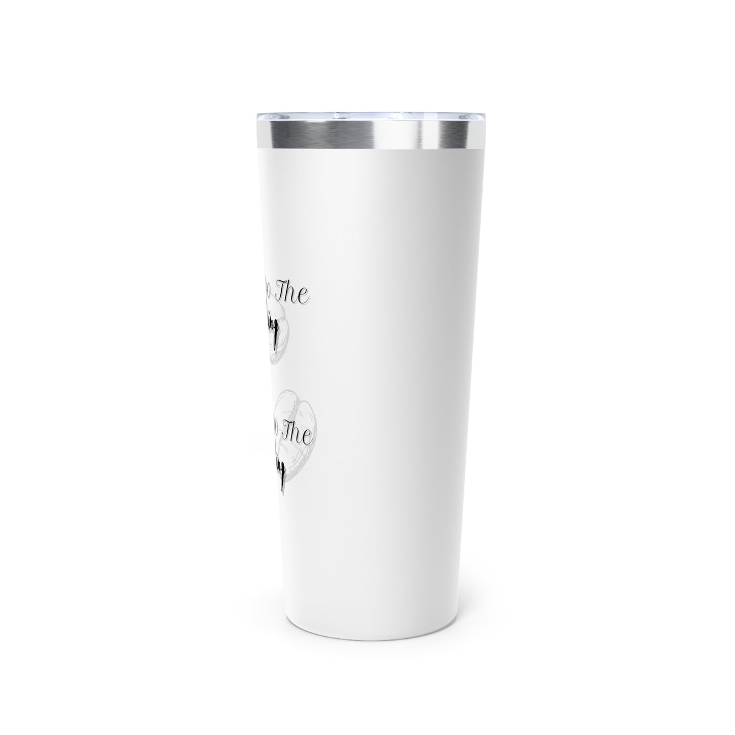 Drink First WhiteCopper Vacuum Insulated Tumbler, 22oz
