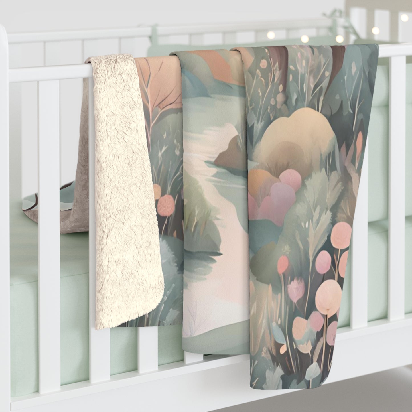 Peaceful Nature (Sherpa Fleece Blanket)