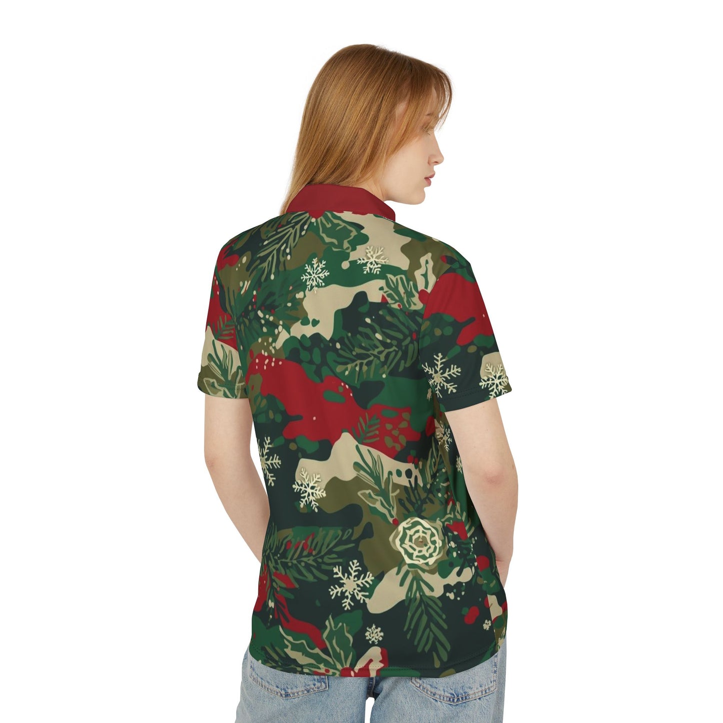 Christmas Camo Polo