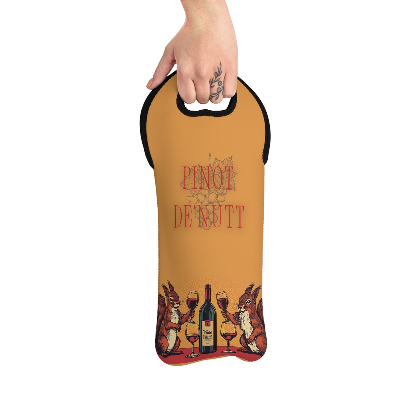 Pinot De'Nutt - Wine Tote Bag
