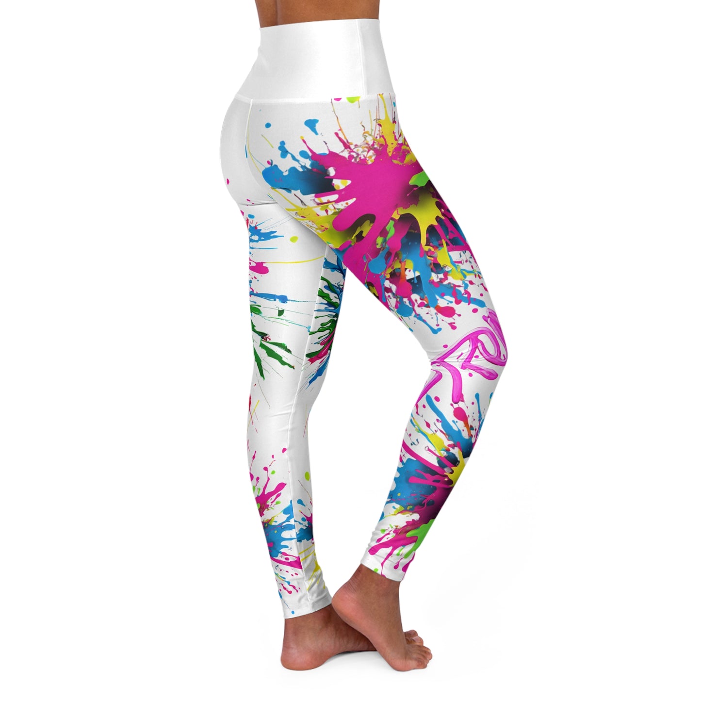 Strong GW- High Waisted Yoga Leggings (AOP)