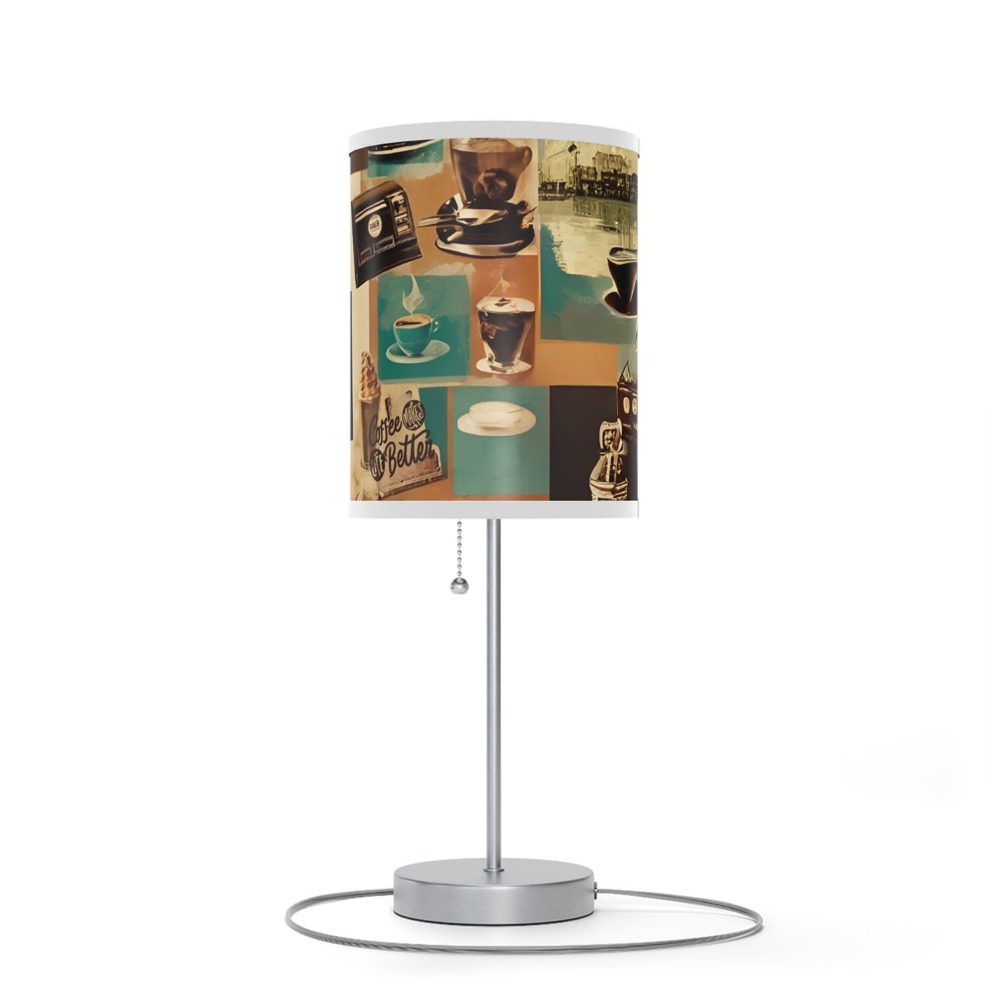 First Coffee Lamp on a Stand, US|CA plug