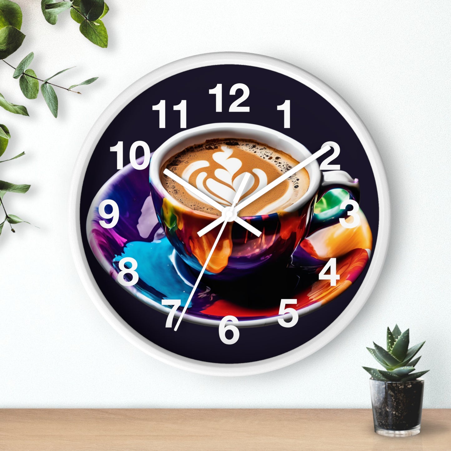 Mocha Time (Wall Clock)