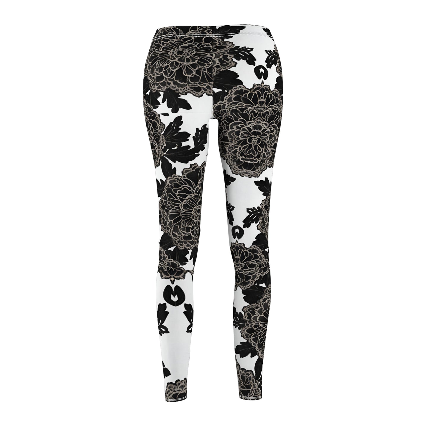 Black Rose Casual Leggings