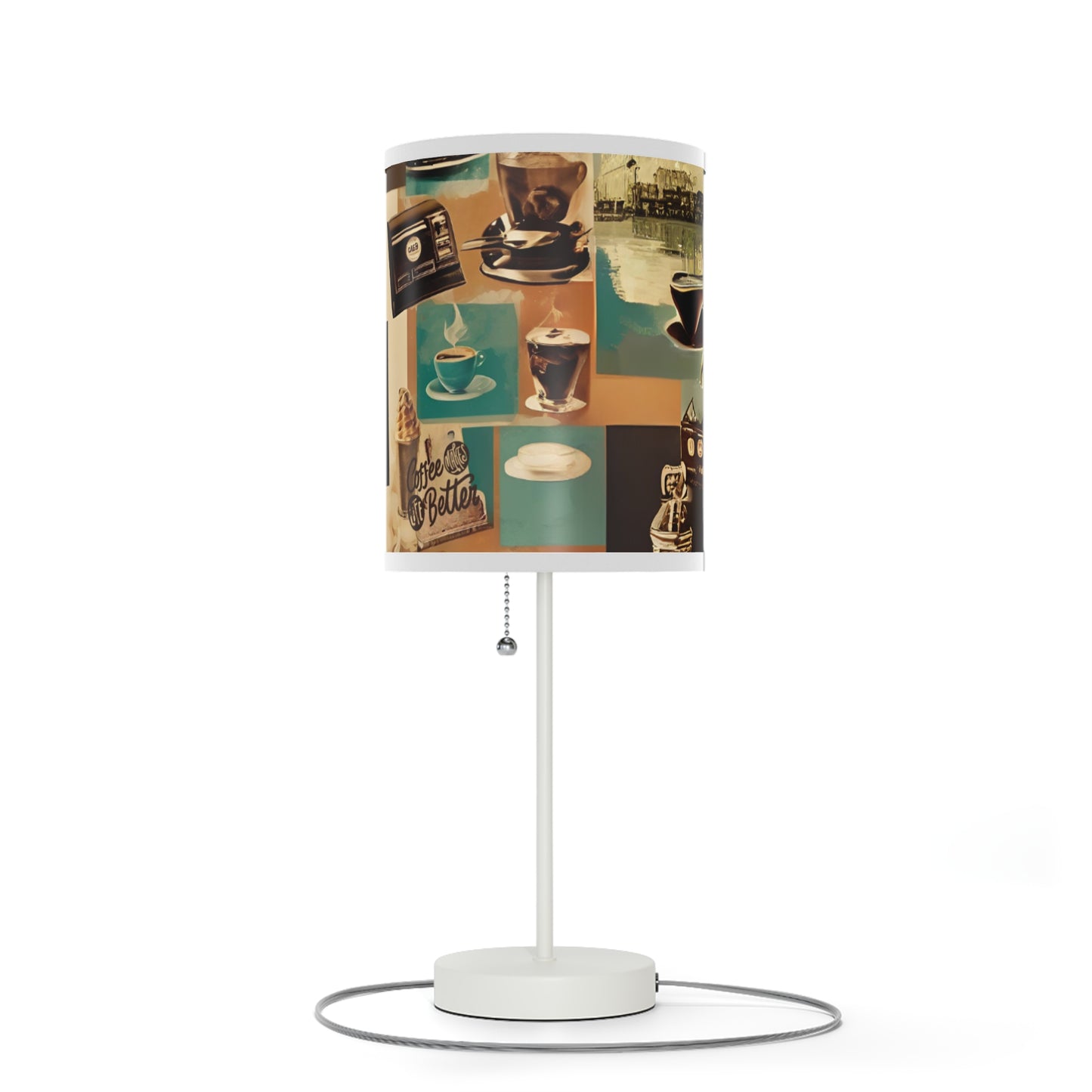 First Coffee Lamp on a Stand, US|CA plug