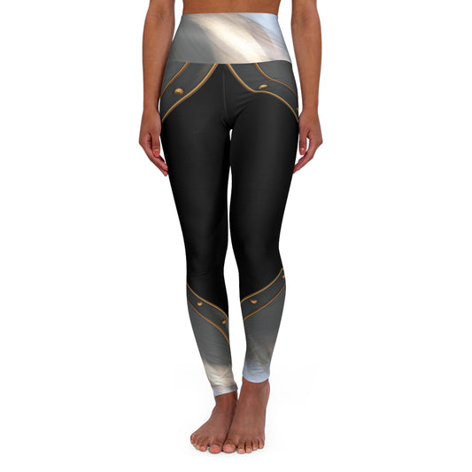 Battle Bound ~High Waisted Yoga Leggings (AOP)