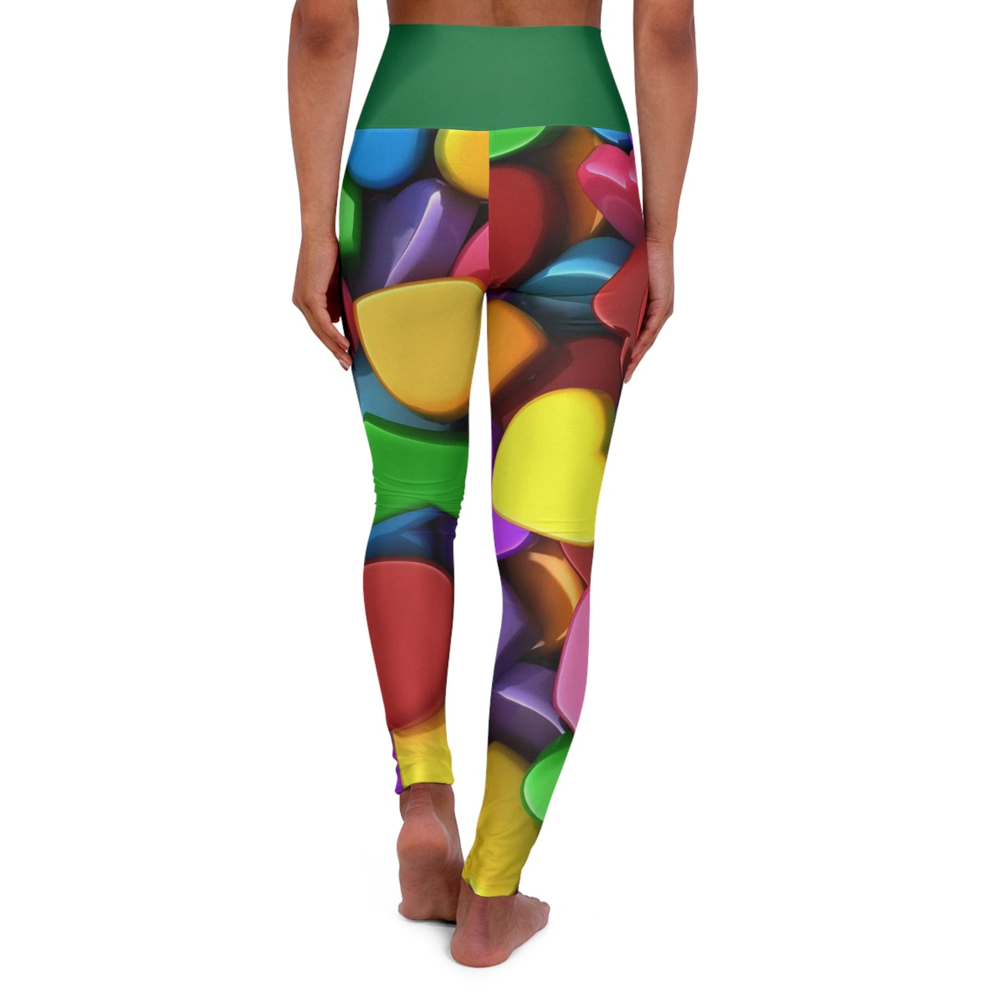 High Waisted Yoga Leggings (AOP)