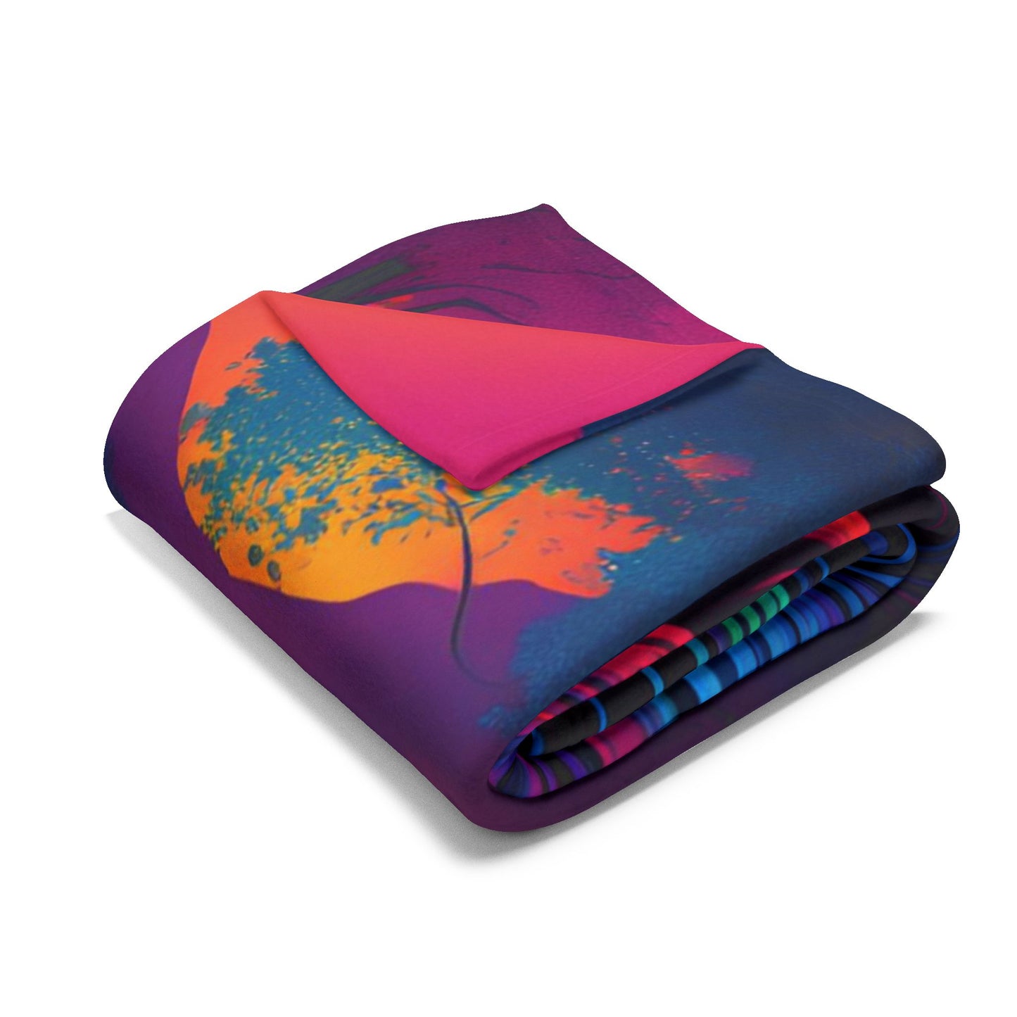 Neon River (Arctic Fleece Blanket)