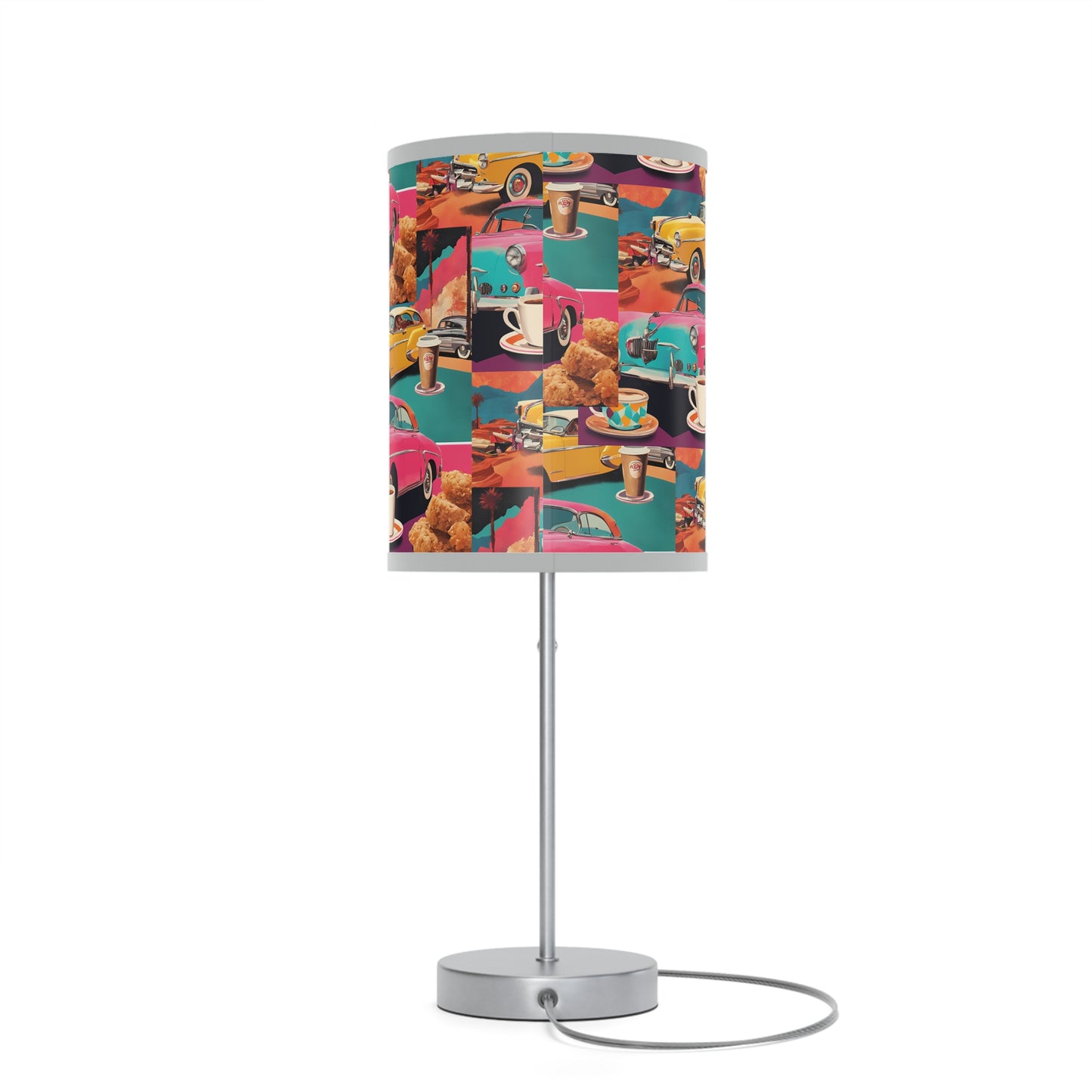 Retro Car Lamp on a Stand, US|CA plug