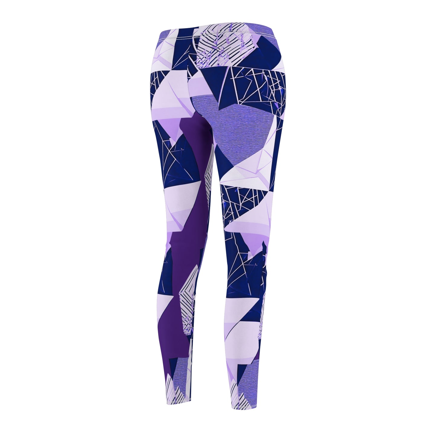 Purple Patch Casual Leggings