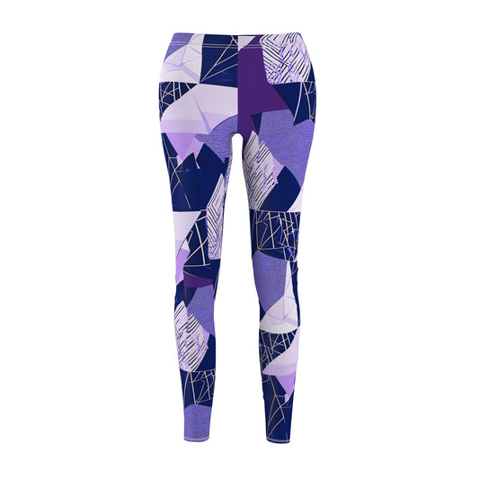 Purple Patch Casual Leggings