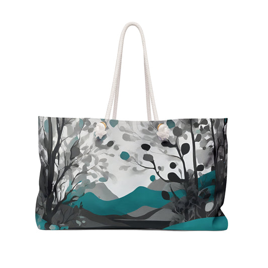 Nature Teal ~Weekender Bag
