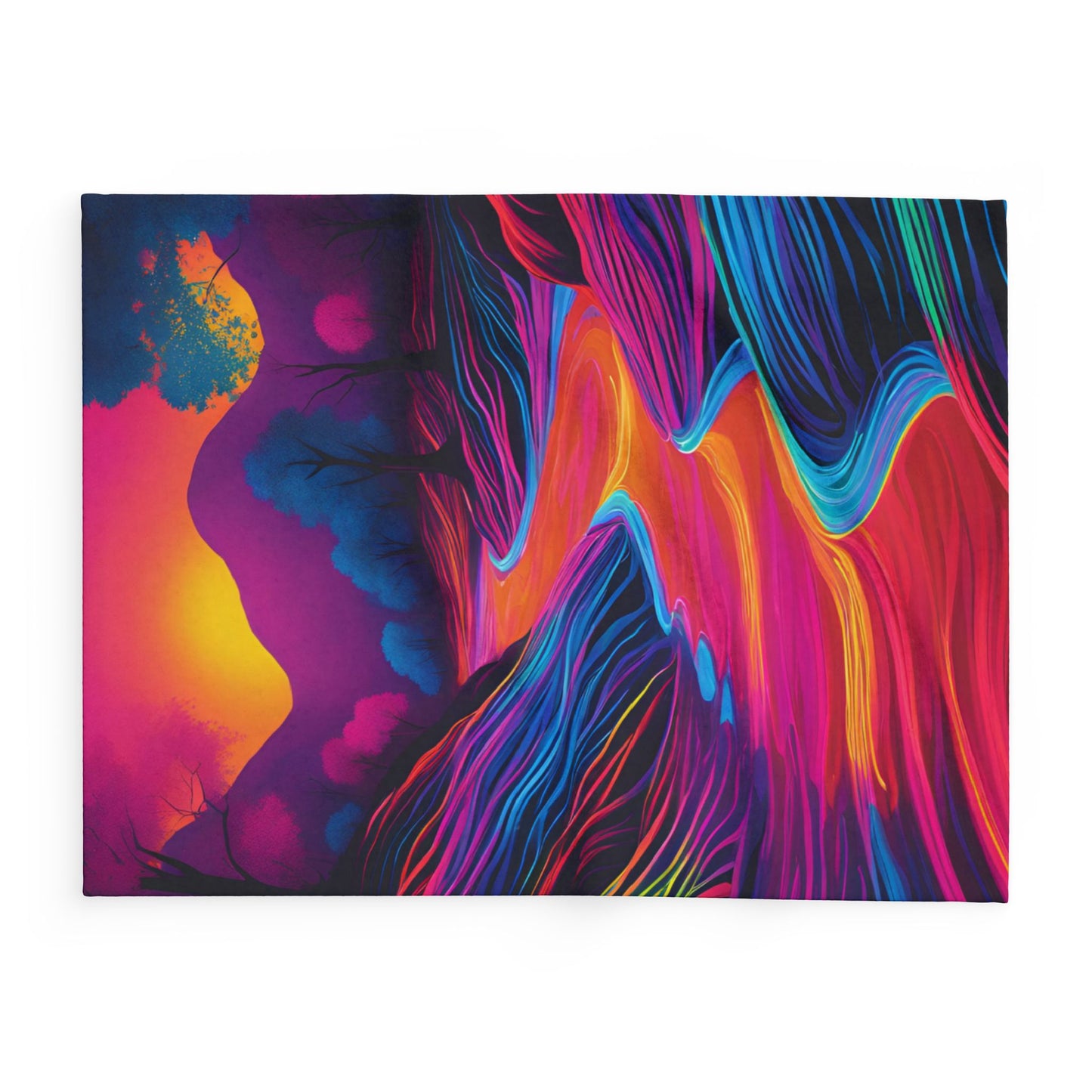 Neon River (Arctic Fleece Blanket)