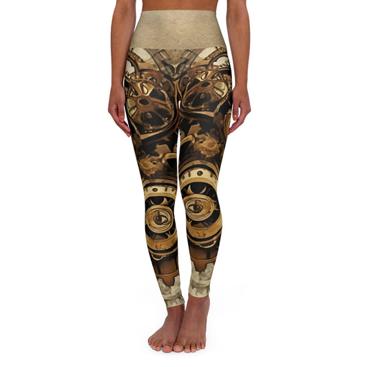 SteamPunk ~High Waisted Yoga Leggings (AOP)