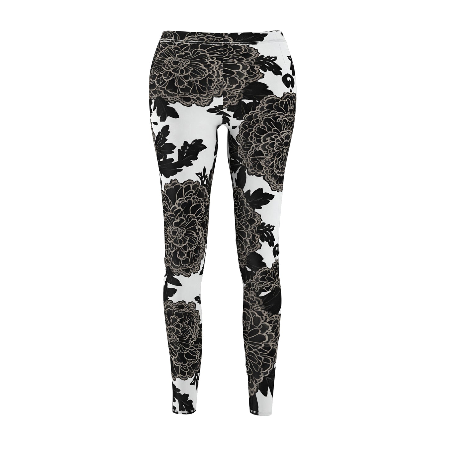 Black Rose Casual Leggings