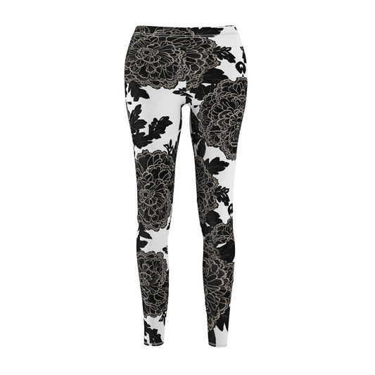 Black Rose Casual Leggings