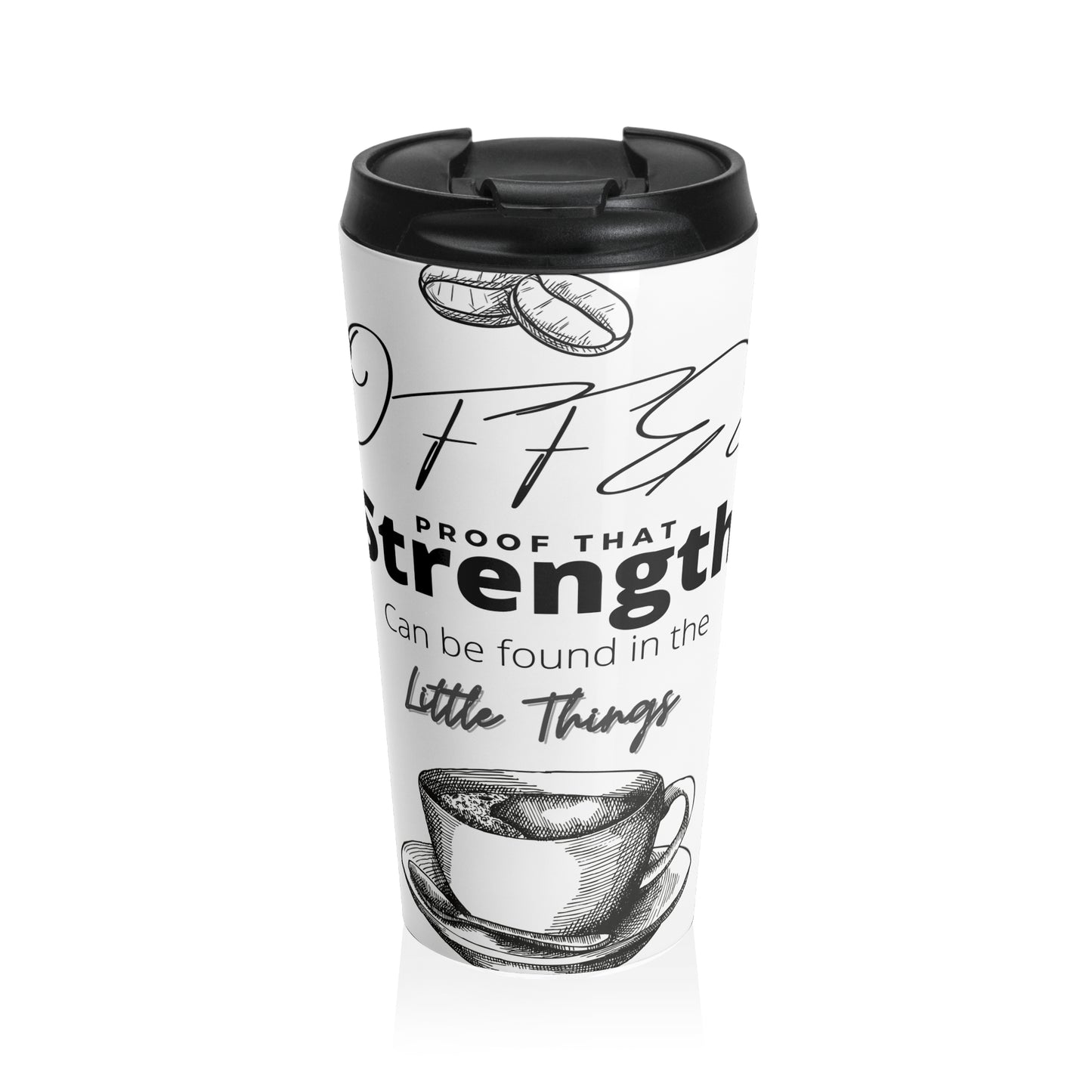 Coffee Strength Stainless Steel Travel Mug