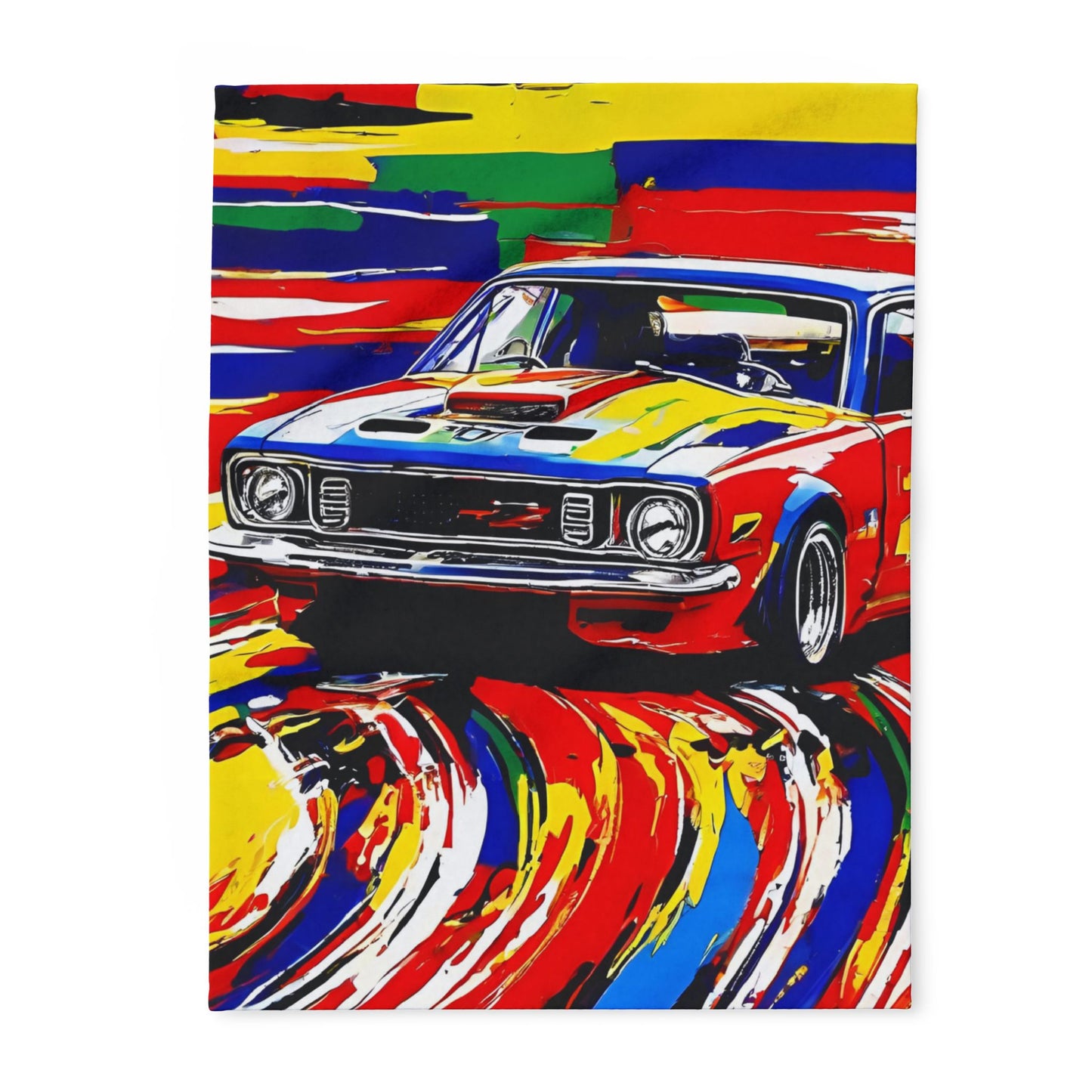 Race Day (Arctic Fleece Blanket)