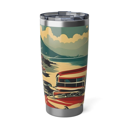 To the Beach Silver Traveler  (20oz Tumbler)