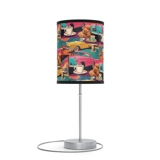 Retro Car Lamp on a Stand, US|CA plug