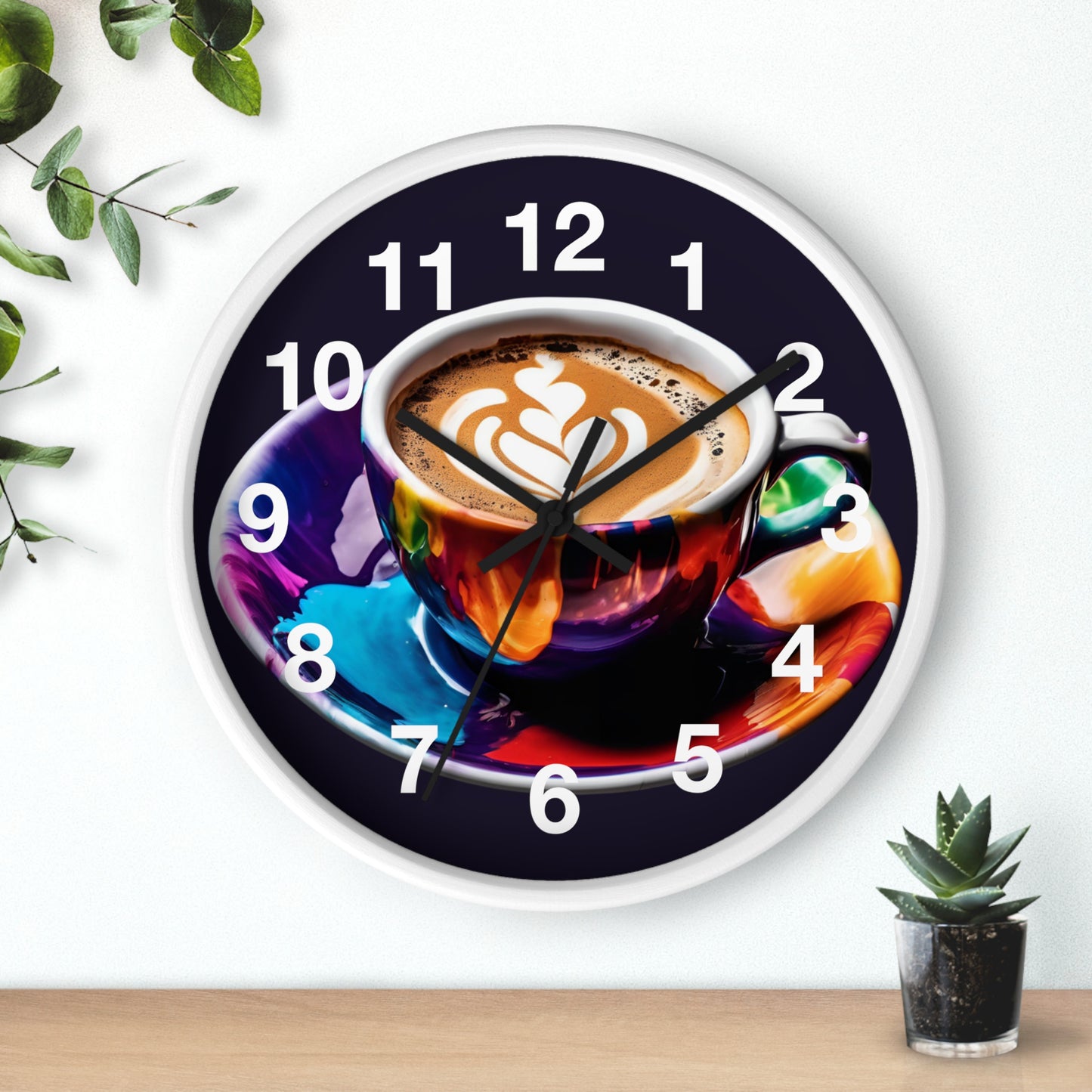 Mocha Time (Wall Clock)