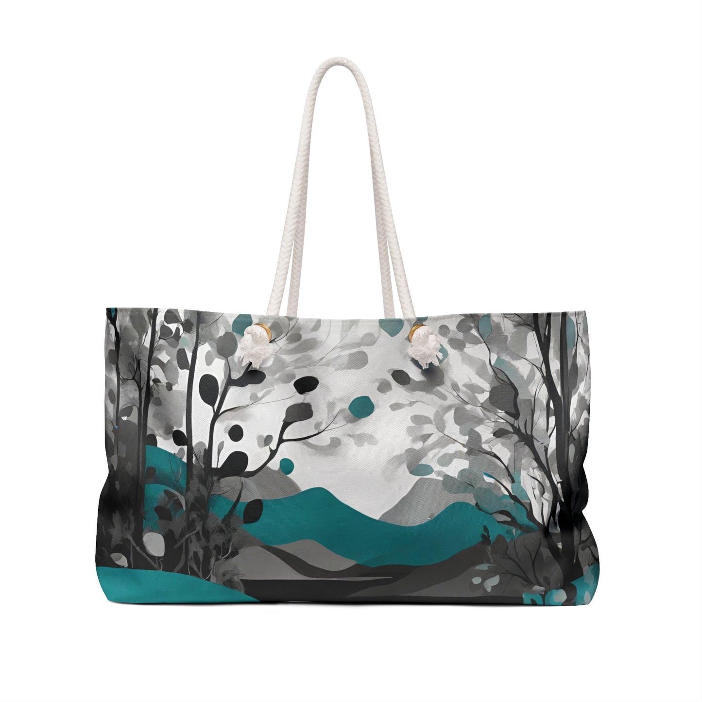 Nature Teal ~Weekender Bag
