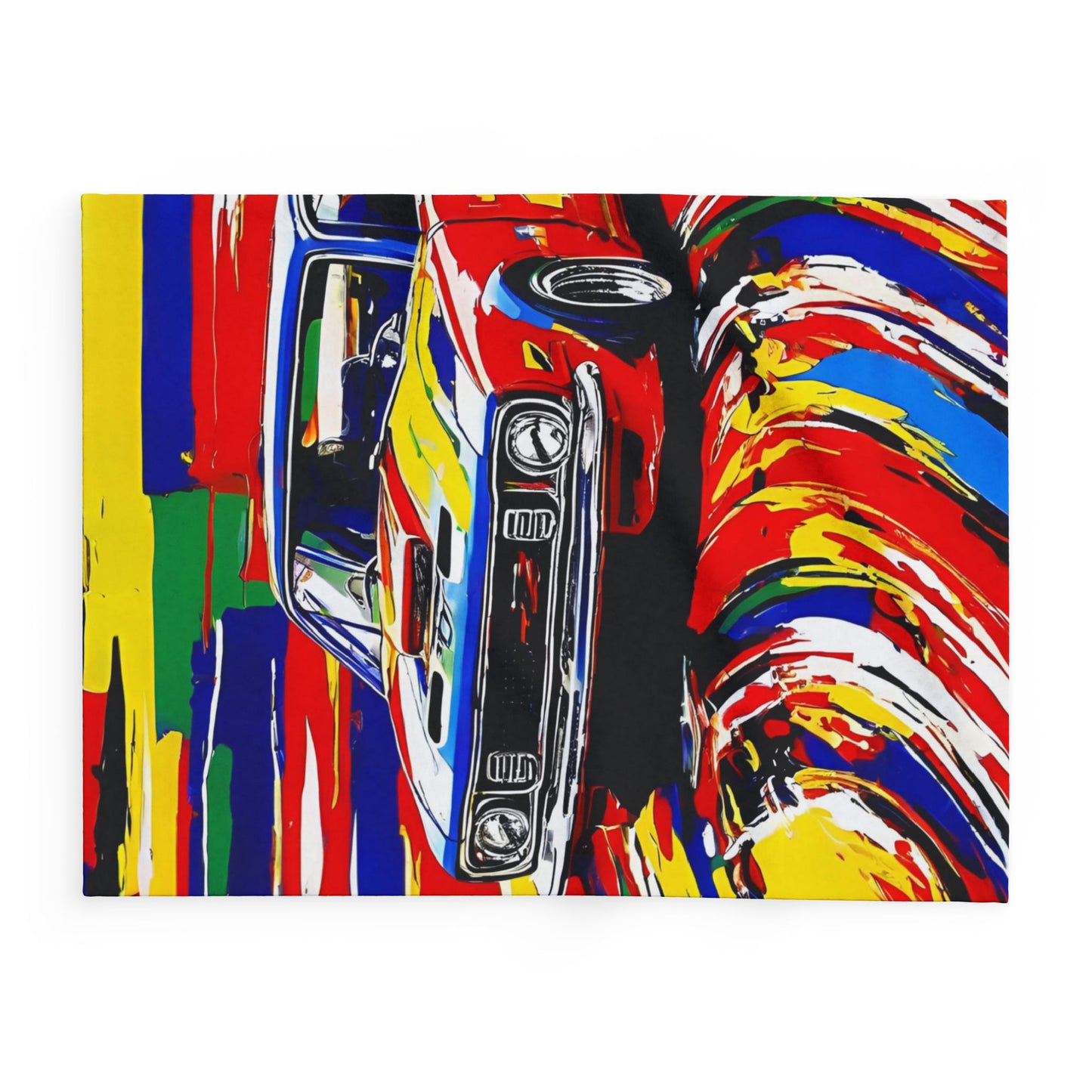 Race Day (Arctic Fleece Blanket)