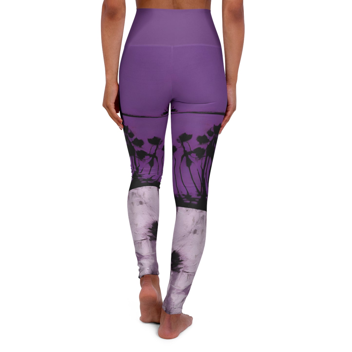 Tropic Vibe ~High Waisted Yoga Leggings (AOP)