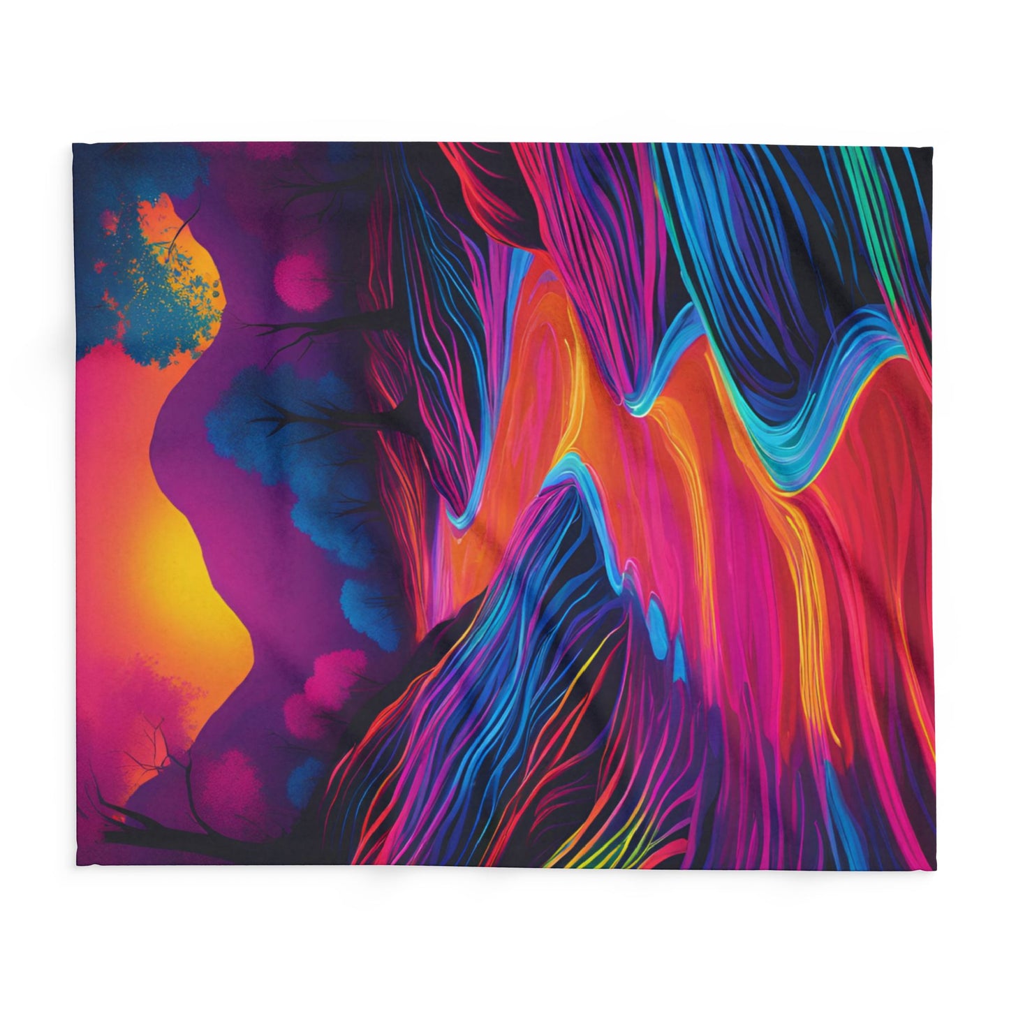 Neon River (Arctic Fleece Blanket)