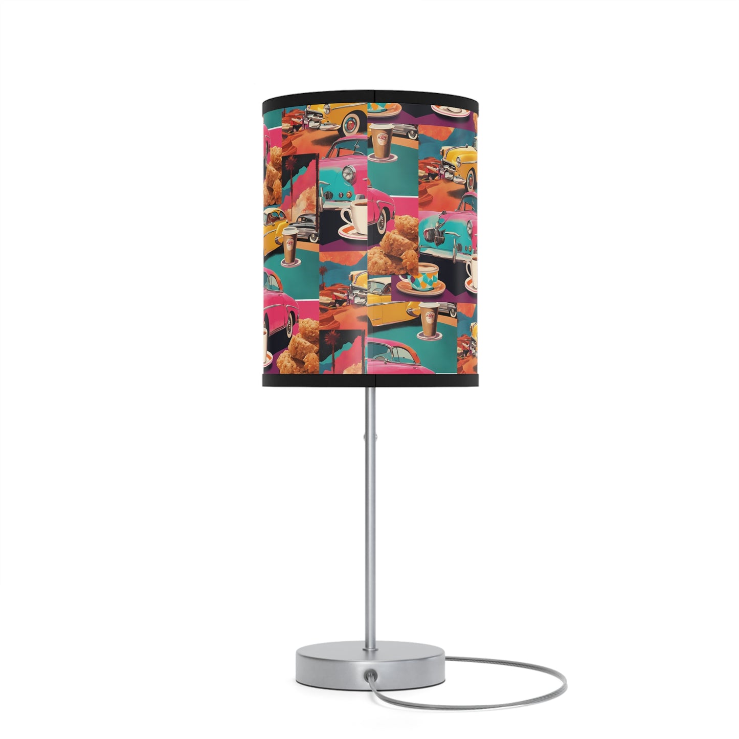 Retro Car Lamp on a Stand, US|CA plug