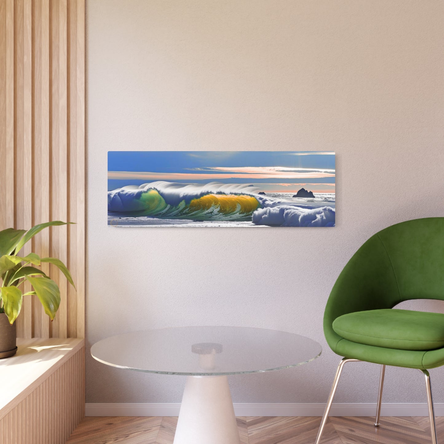 Wave Burst-Metal Art Sign