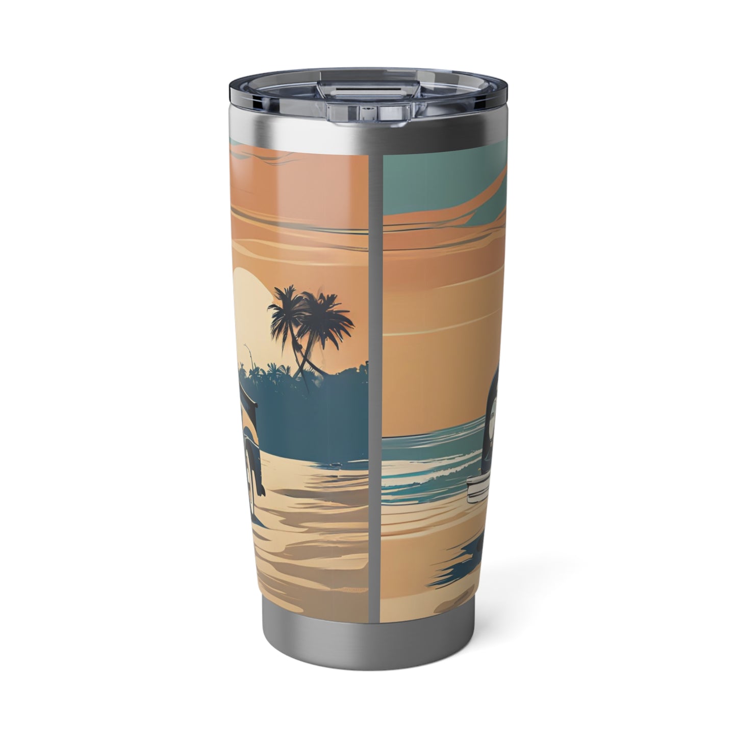Beach Dream'n Silver Traveler (20oz Tumbler)