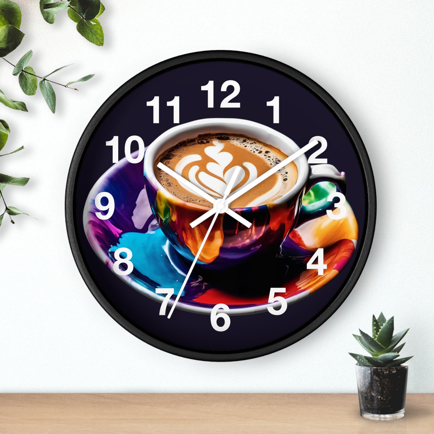 Mocha Time (Wall Clock)