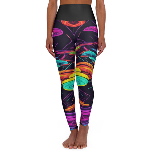 UFO ~High Waisted Yoga Leggings (AOP)