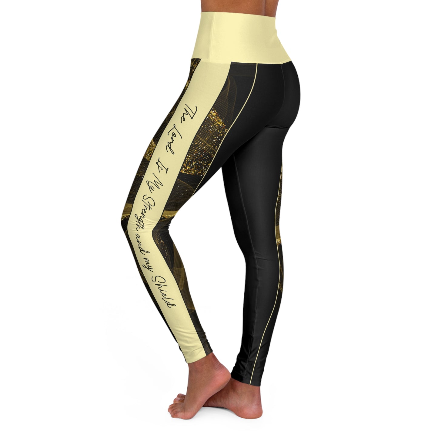 The Lord is my Strength Yoga Leggings