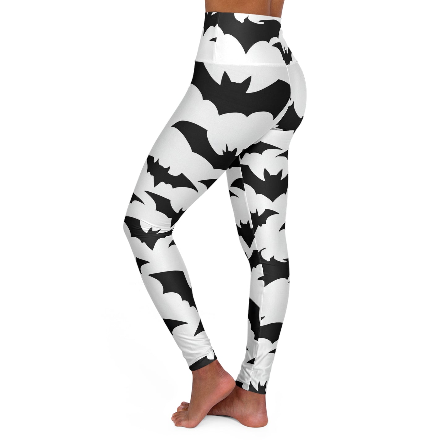 Bat Attack ~High Waisted Yoga Leggings (AOP)