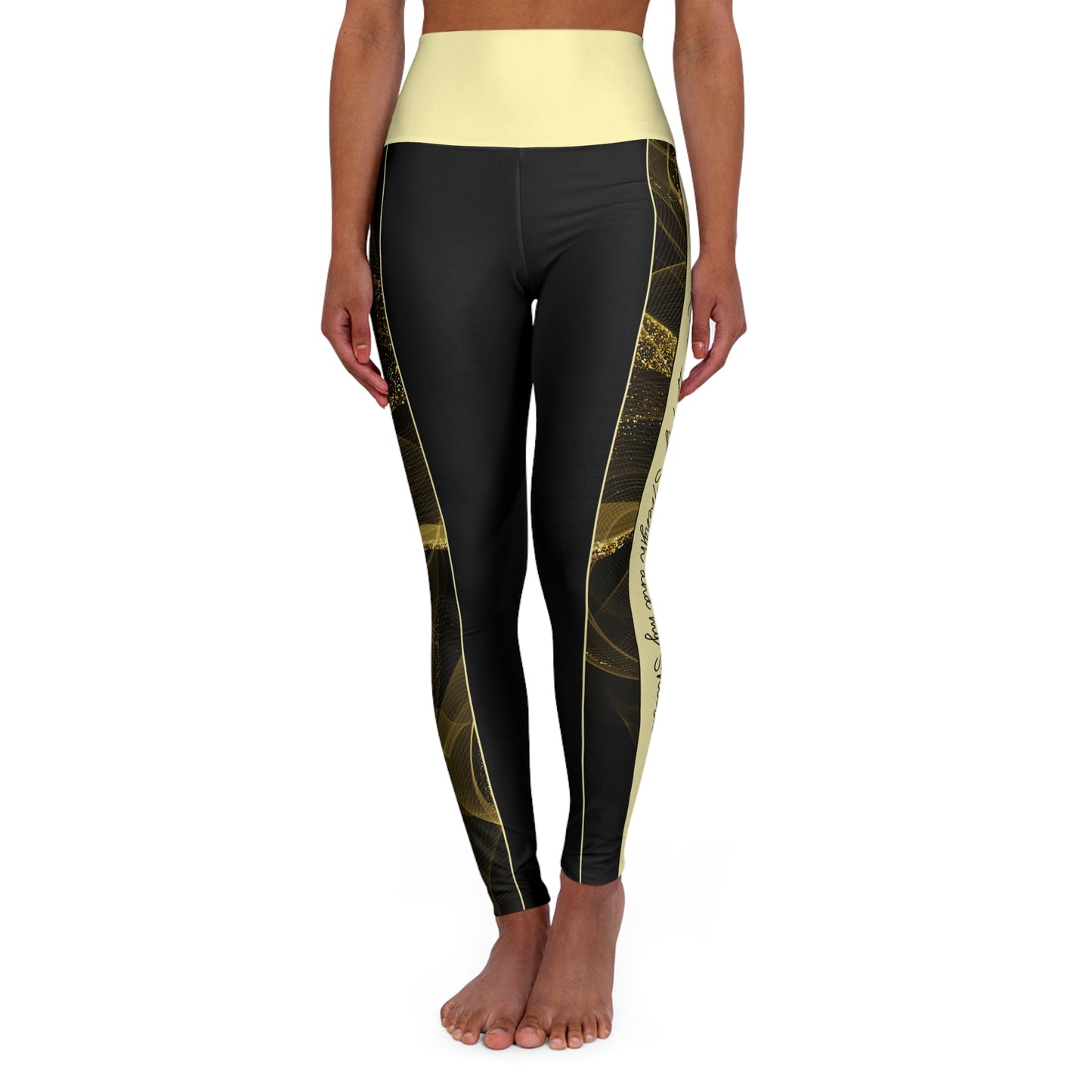 The Lord is my Strength Yoga Leggings