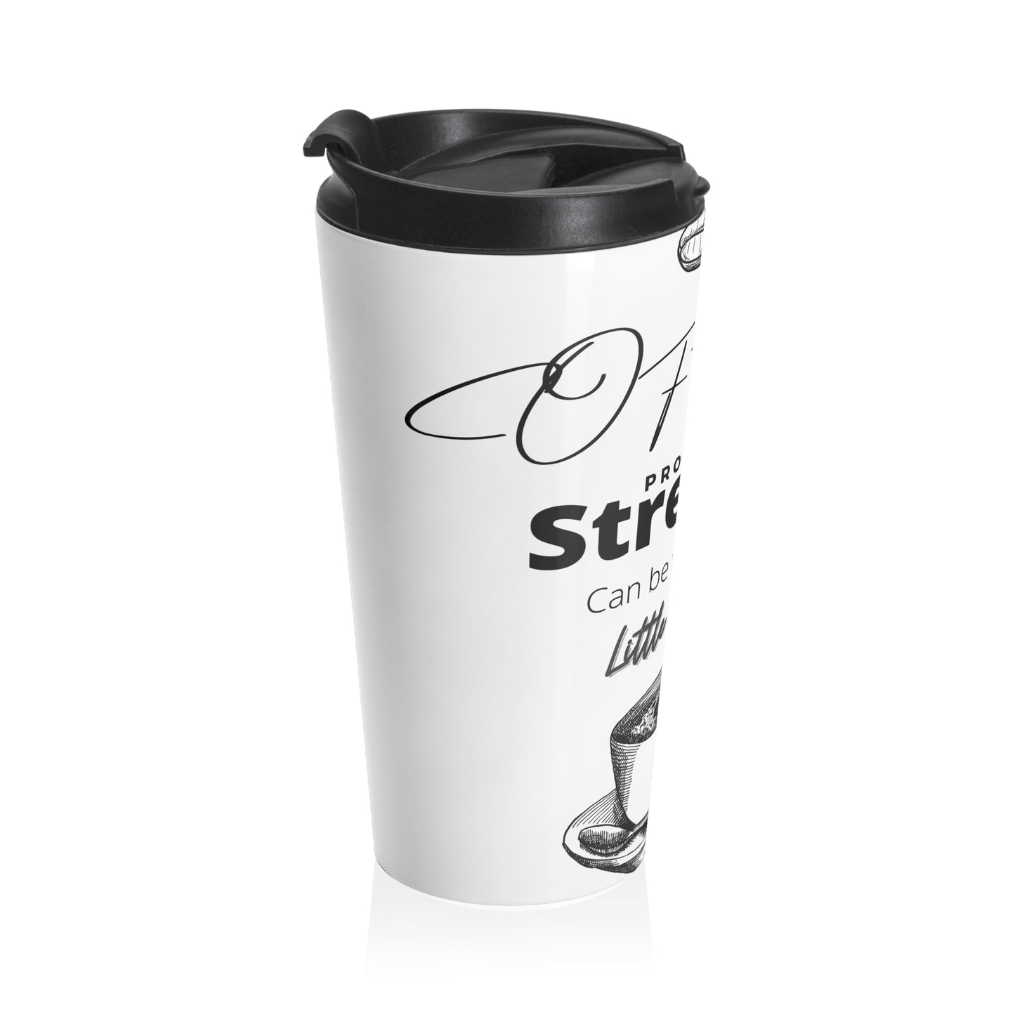 Coffee Strength Stainless Steel Travel Mug