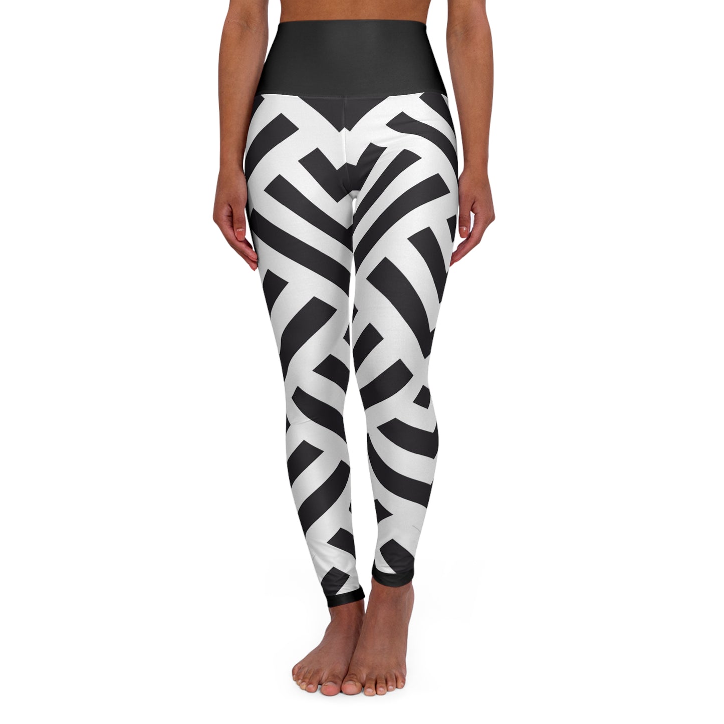 GeoMod ~High Waisted Yoga Leggings (AOP)