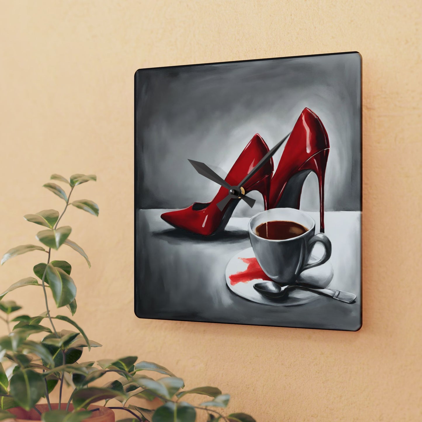 My Red Heels Clock