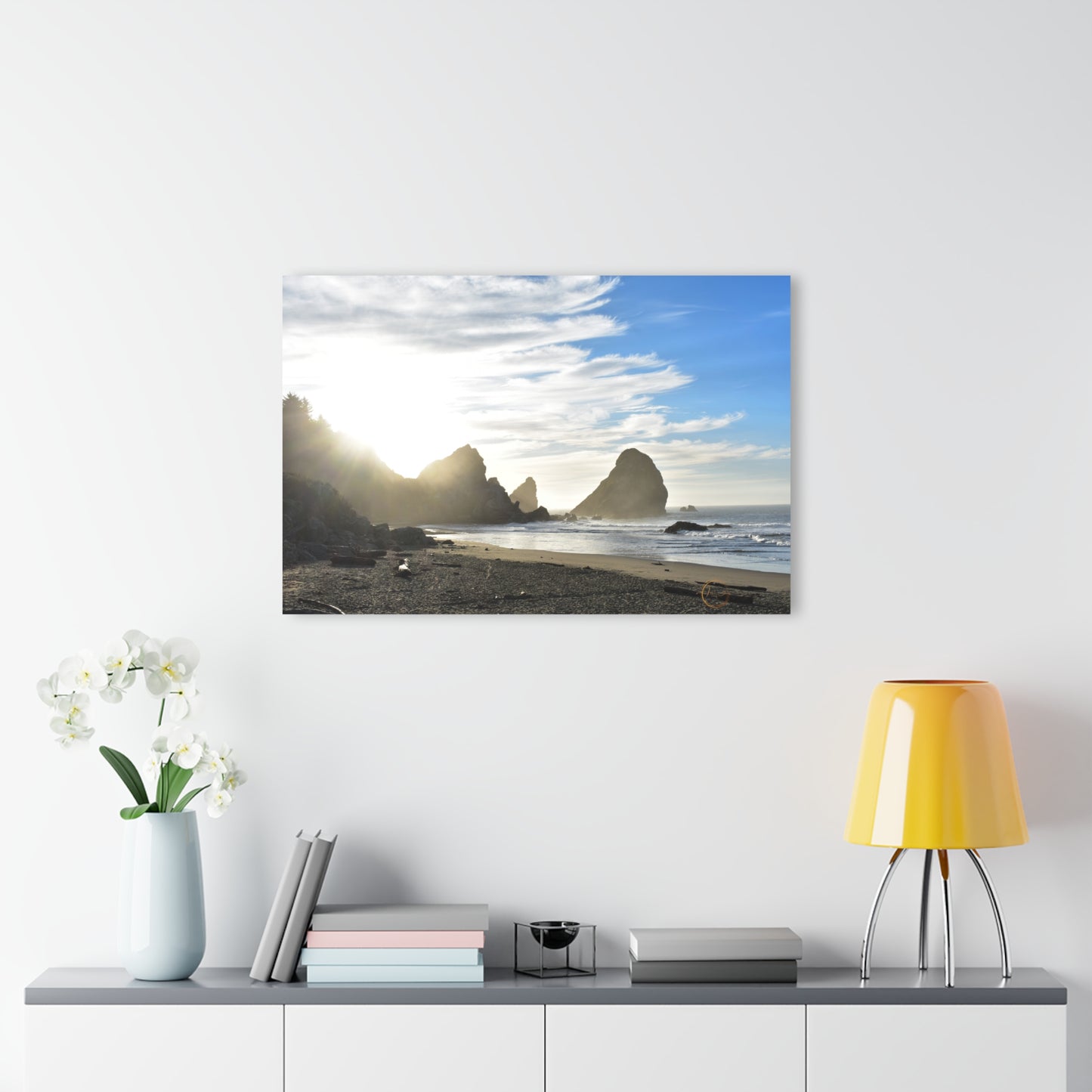 Sunrise Beach-Acrylic Prints (French Cleat Hanging)