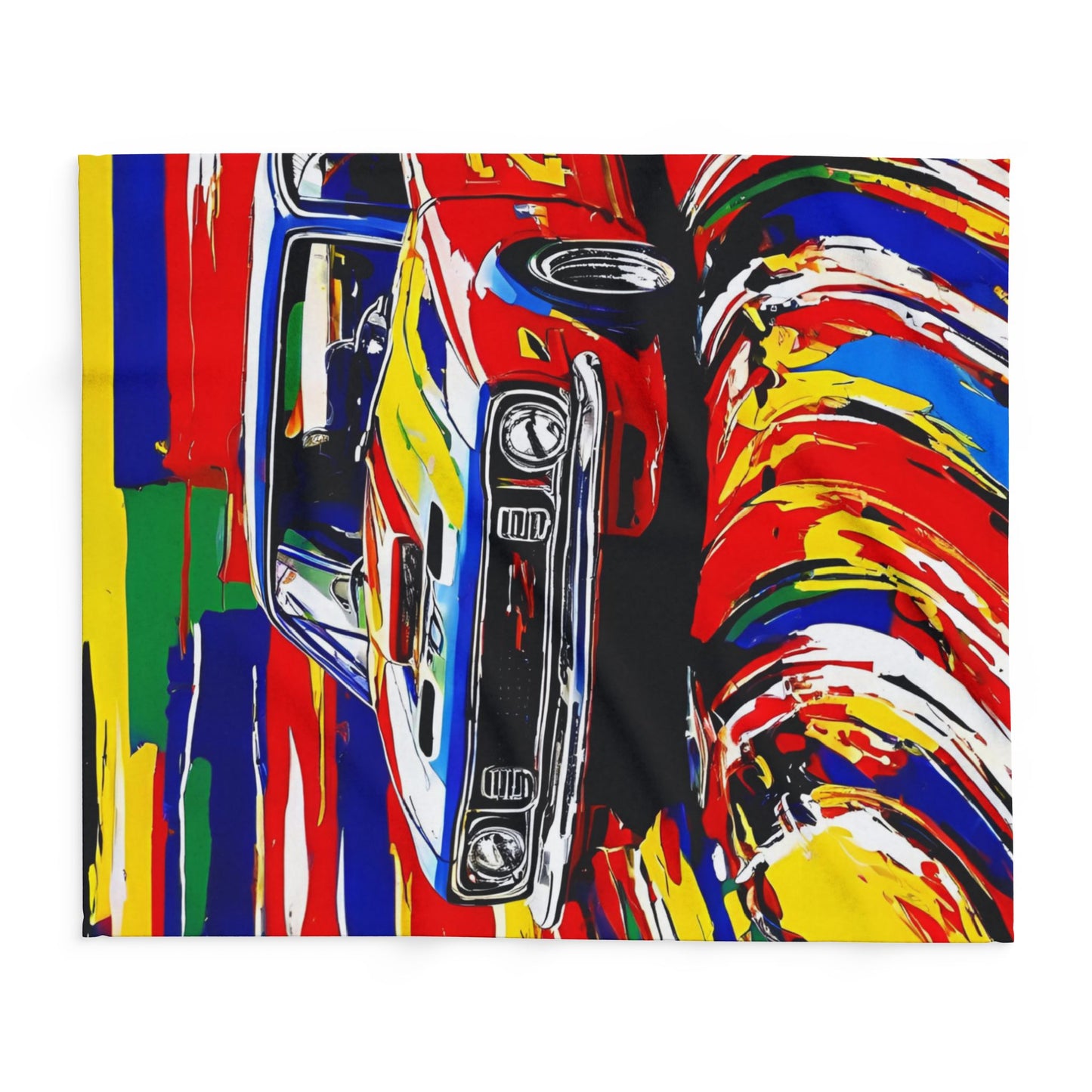 Race Day (Arctic Fleece Blanket)