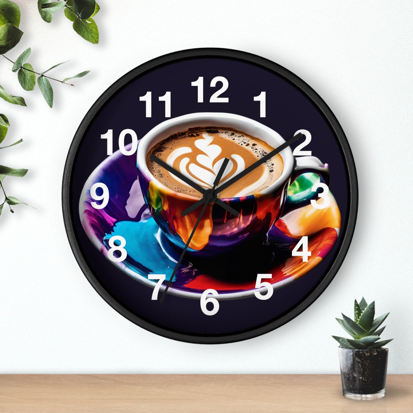 Mocha Time (Wall Clock)