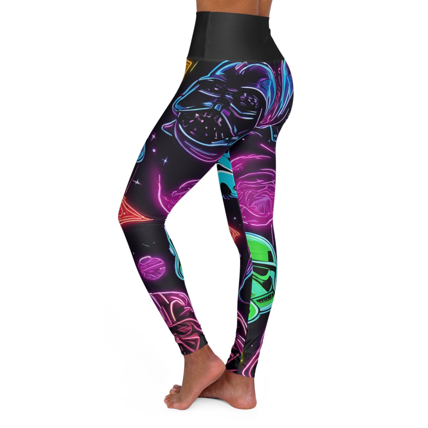 StarVibe ~High Waisted Yoga Leggings (AOP)