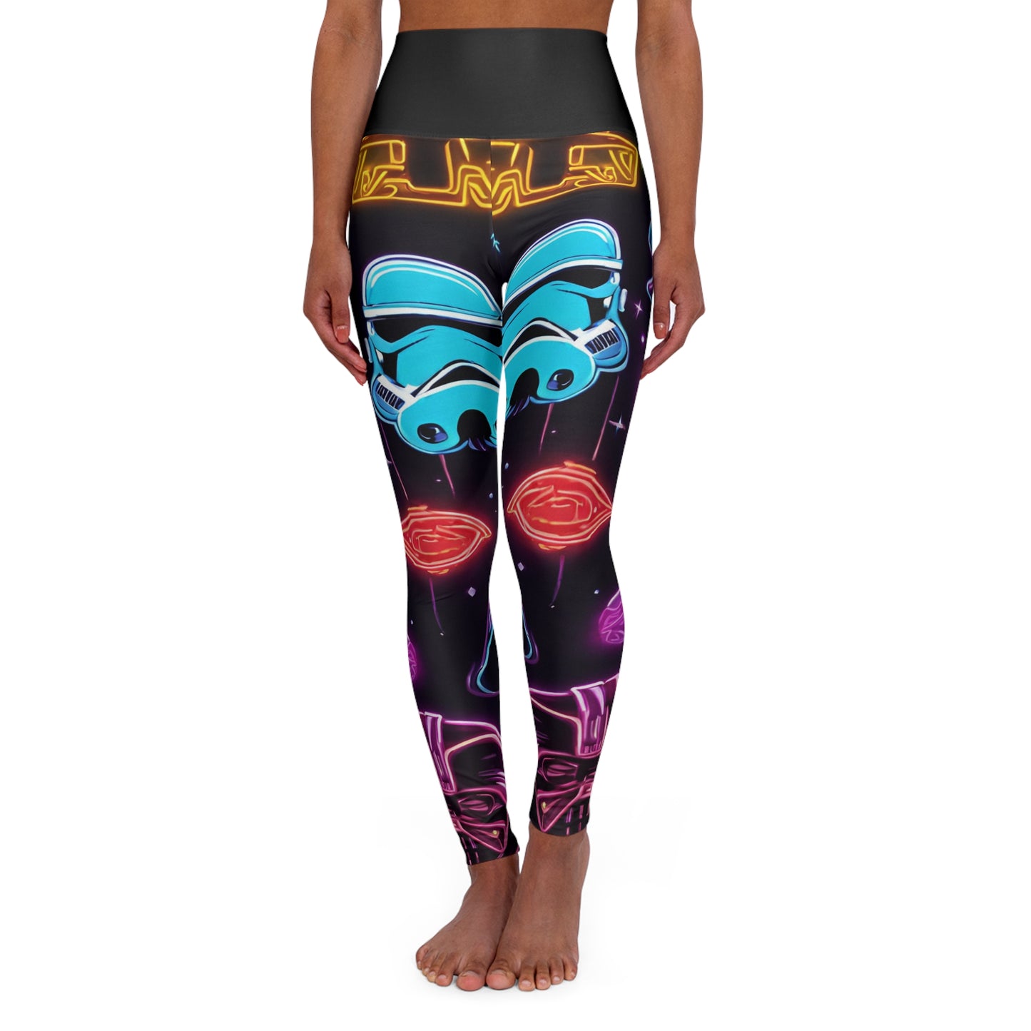 StarVibe ~High Waisted Yoga Leggings (AOP)