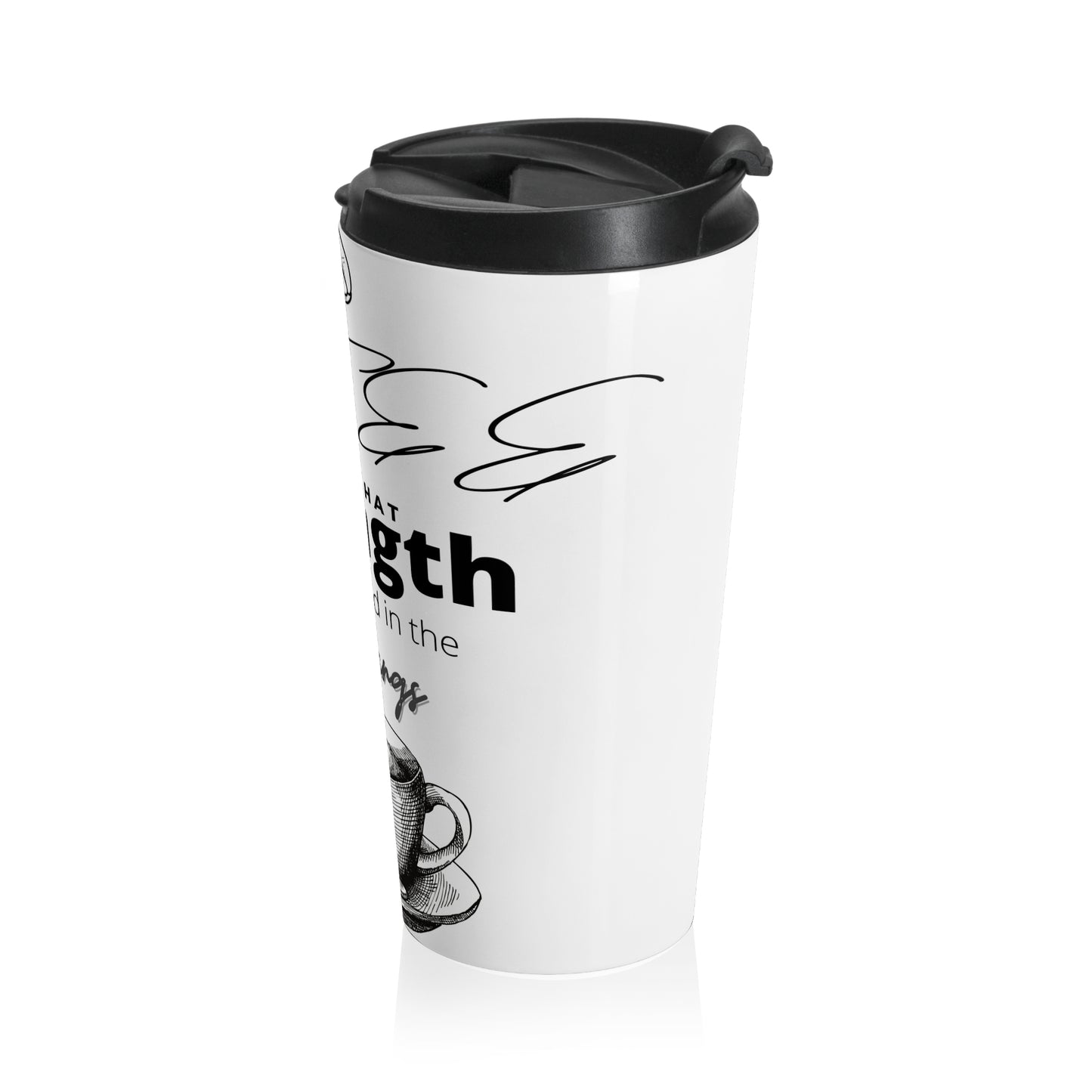 Coffee Strength Stainless Steel Travel Mug