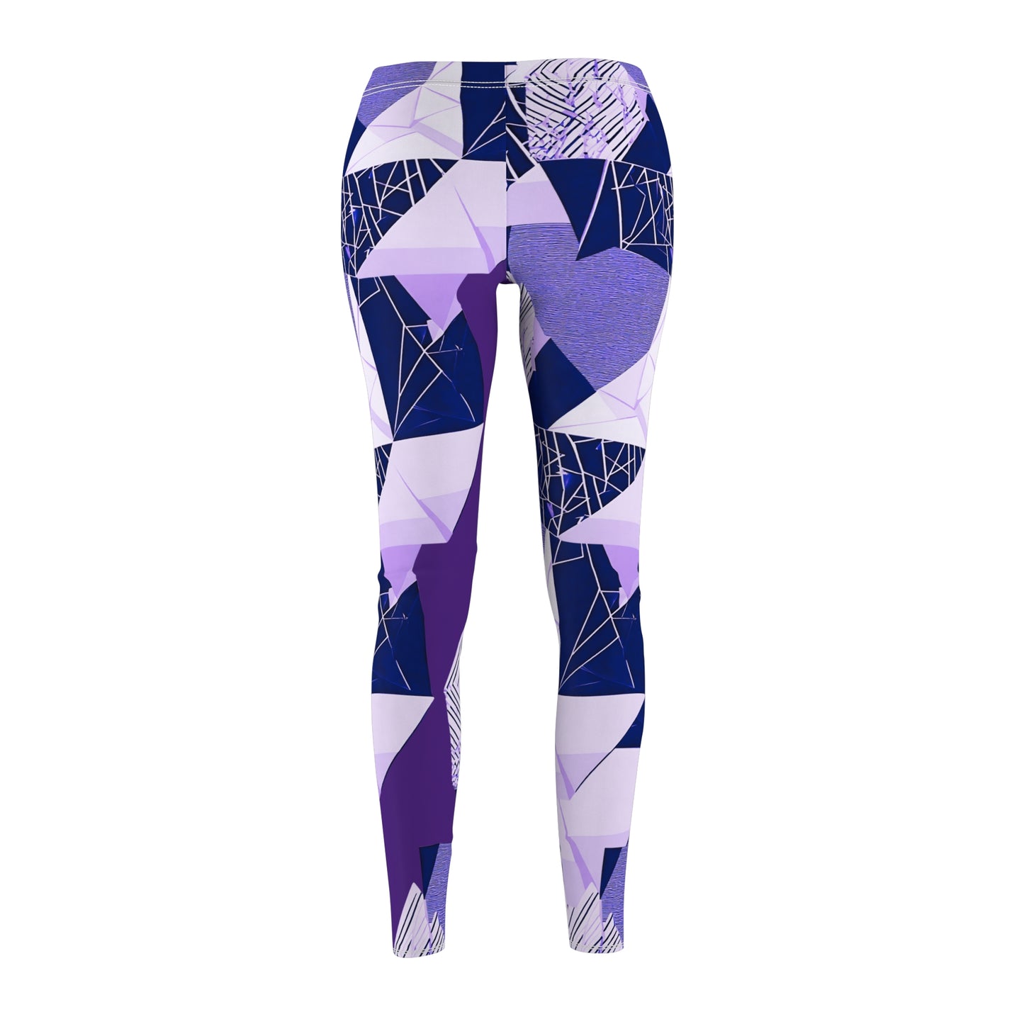 Purple Patch Casual Leggings